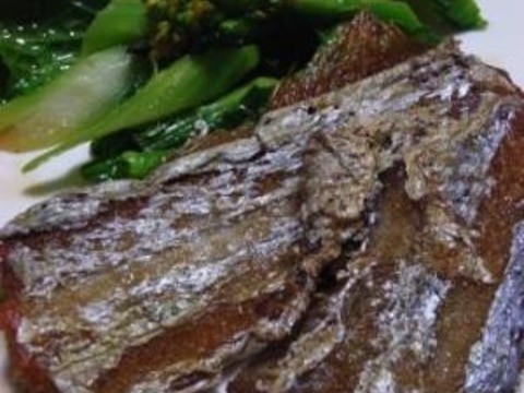 こんがりおいしい　太刀魚のオイル焼き